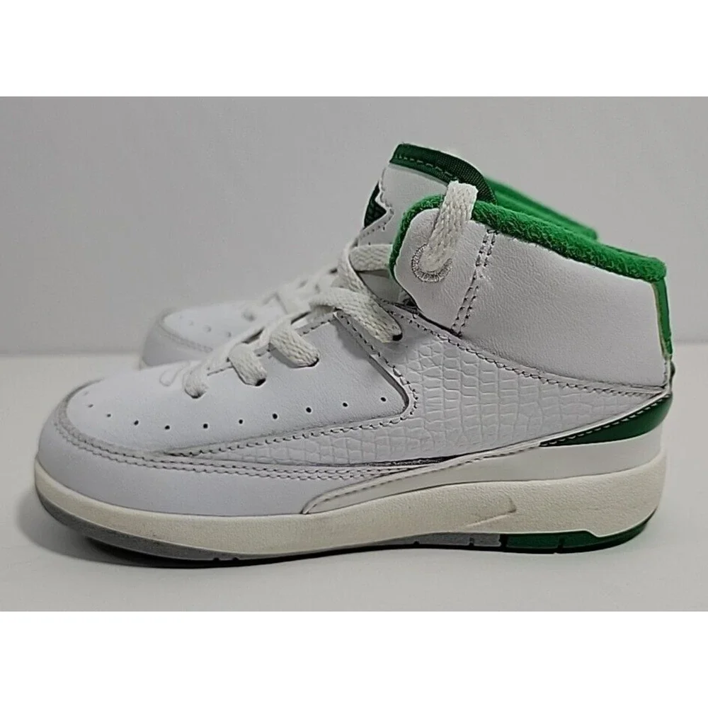 Air Jordan 2 Retro Lucky Green size‎ 9C Toddler shoes DQ8563-103